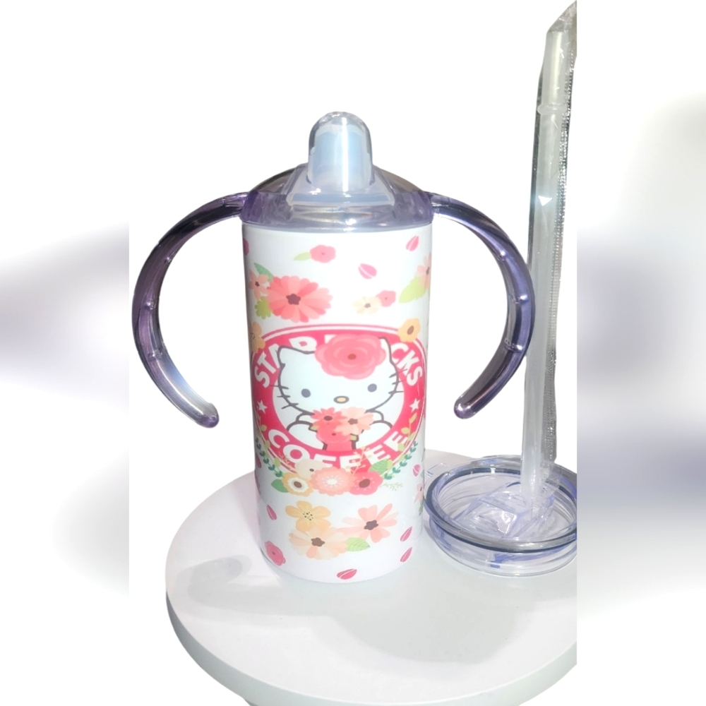 Hello Kitty Starbaucks Tumbler Sippy Cup
